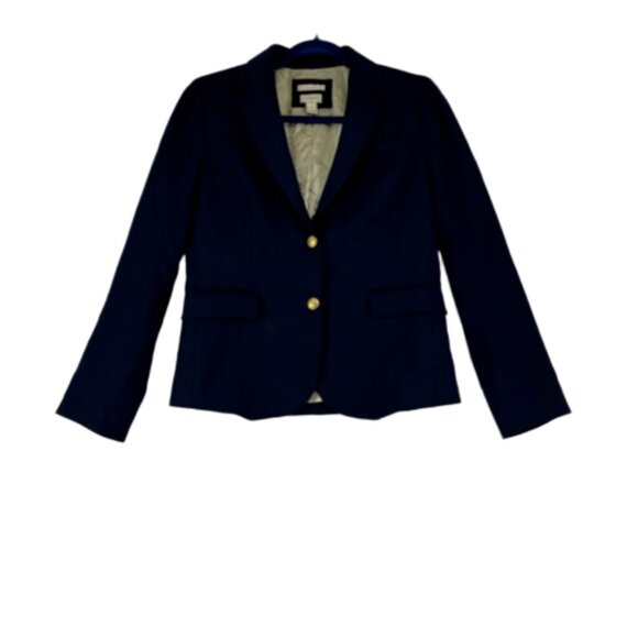 J Crew Navy Blue Schoolboy Women's Blazer - Picture 1 of 13